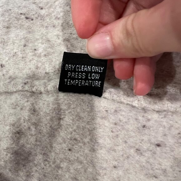 Linda Allard Ellen Tracy Jacket Womens Cream Wool Rabbit Hair Open Front Size 2 - Picture 7 of 13